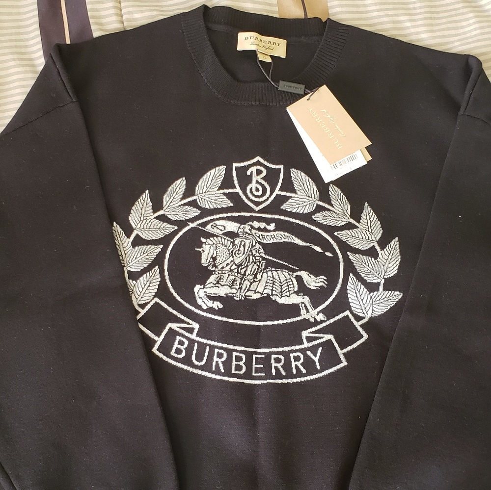 Men's  Burberry  Merino Bliston Sweater